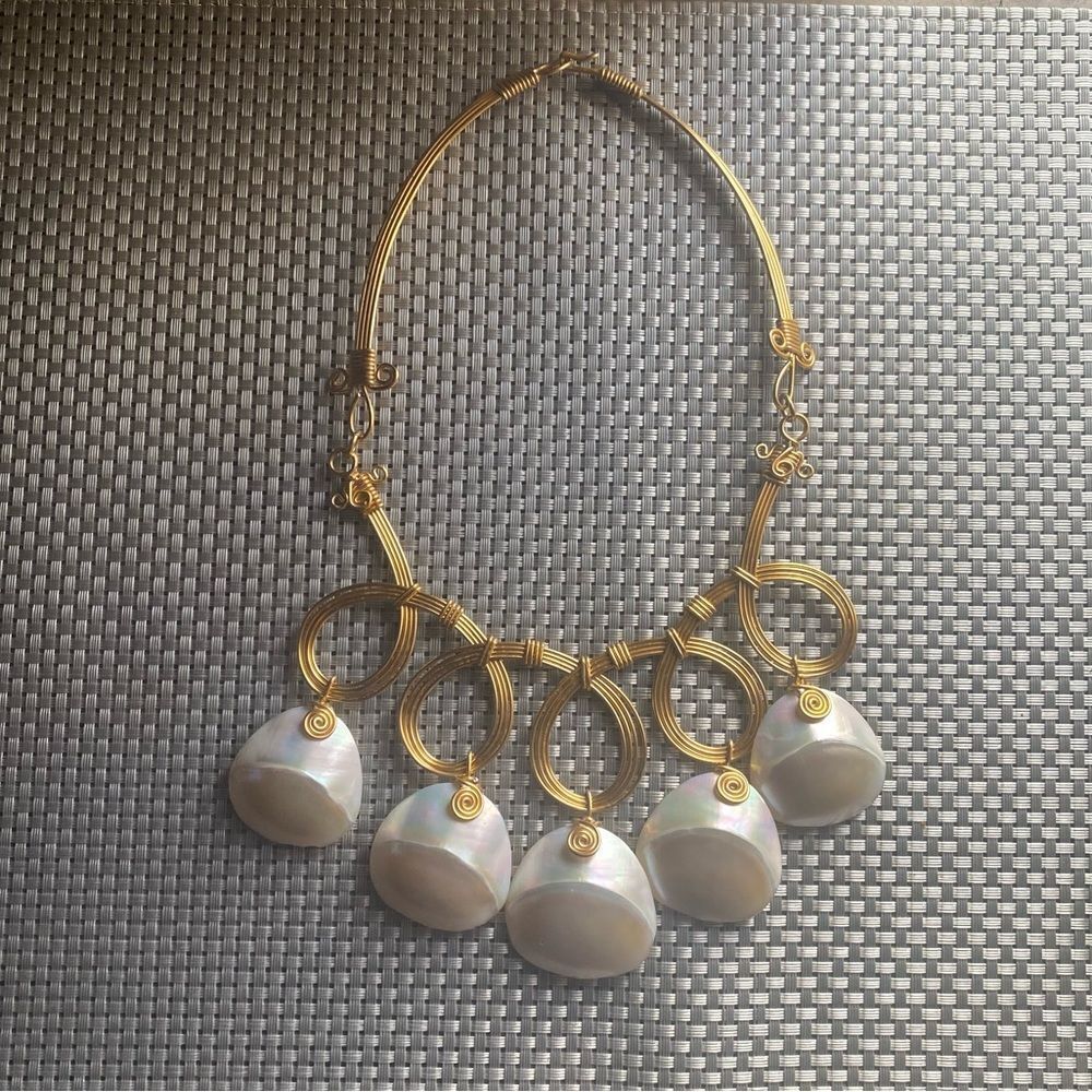 Statement Nautilus Shell Necklace - image 5